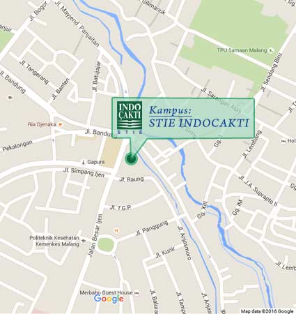 Google Map STIE Indocakti Malang Nomor
